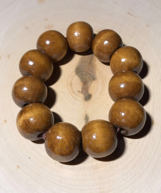 Wooden Bead Bracelet
