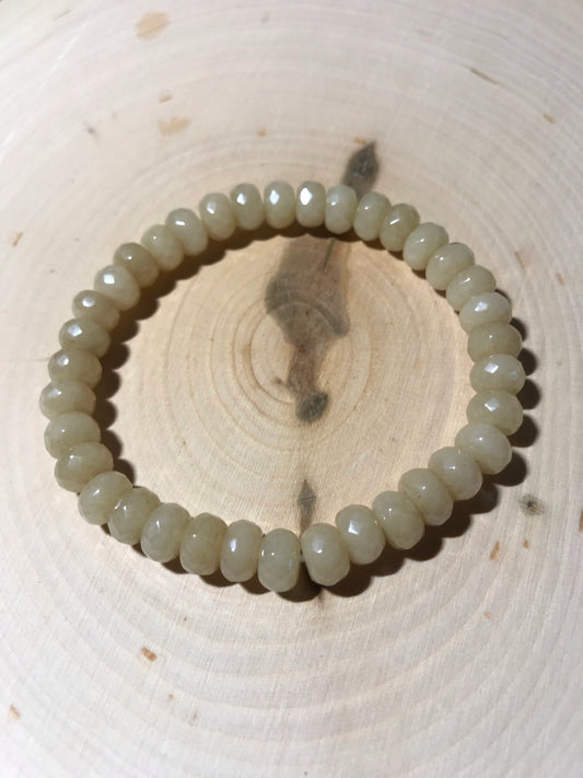 Tan Jade Bracelet