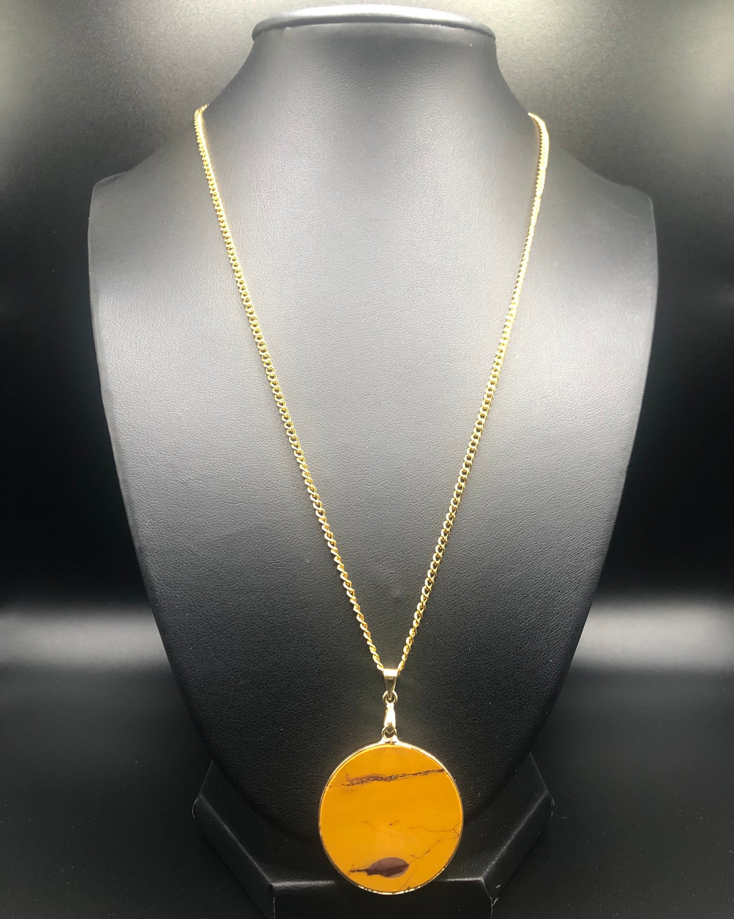 Mookaite Circle Necklace