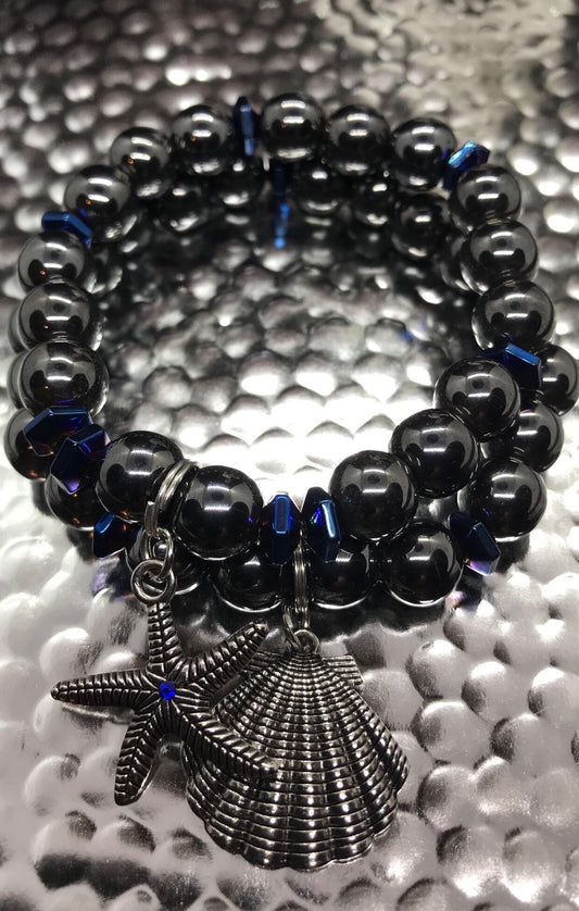 Hematite Nautical Double Stack