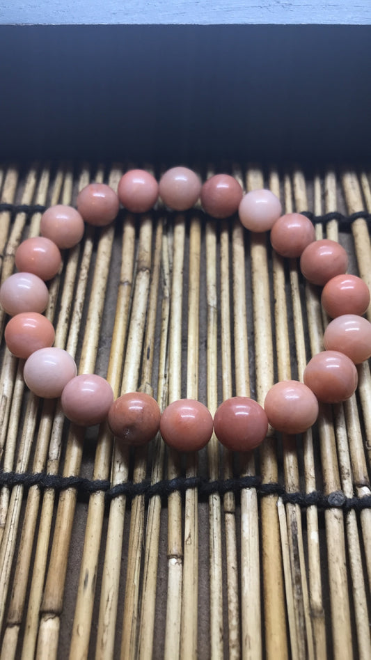 Pink Aventurine Stone Beaded Bracelet