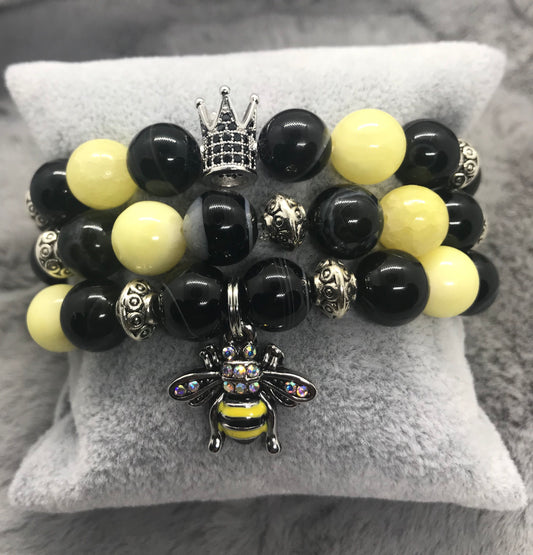 Black & Yellow Queen Bee Stack