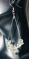 Clear Quartz Gemstone Chip Drop Earrings