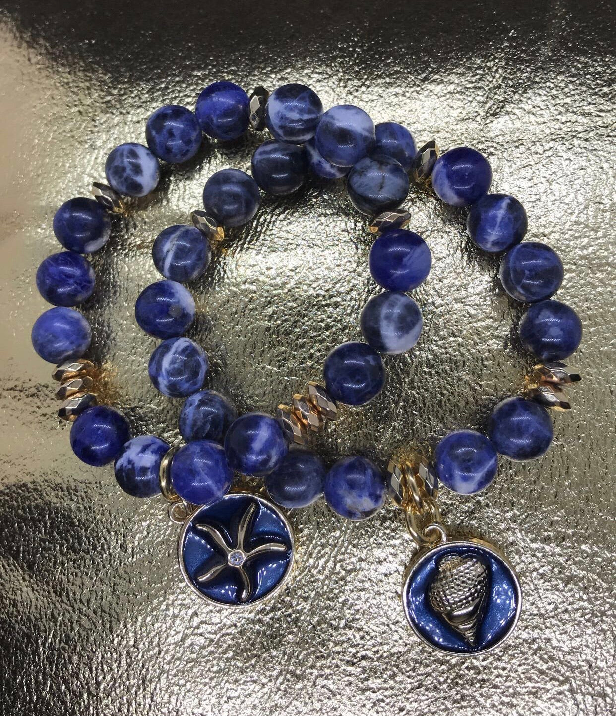 Sodalite Nautical Double Stack