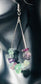 Fluorite Gemstone Chip Drop Earrings