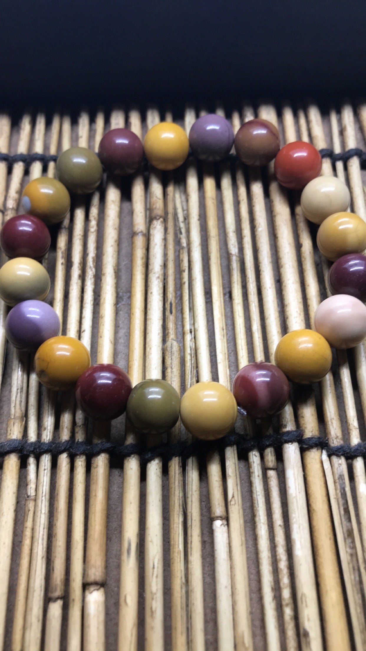 Mookaite Jasper Beaded Bracelet