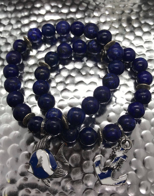 Lapis Lazuli Nautical Double Stack