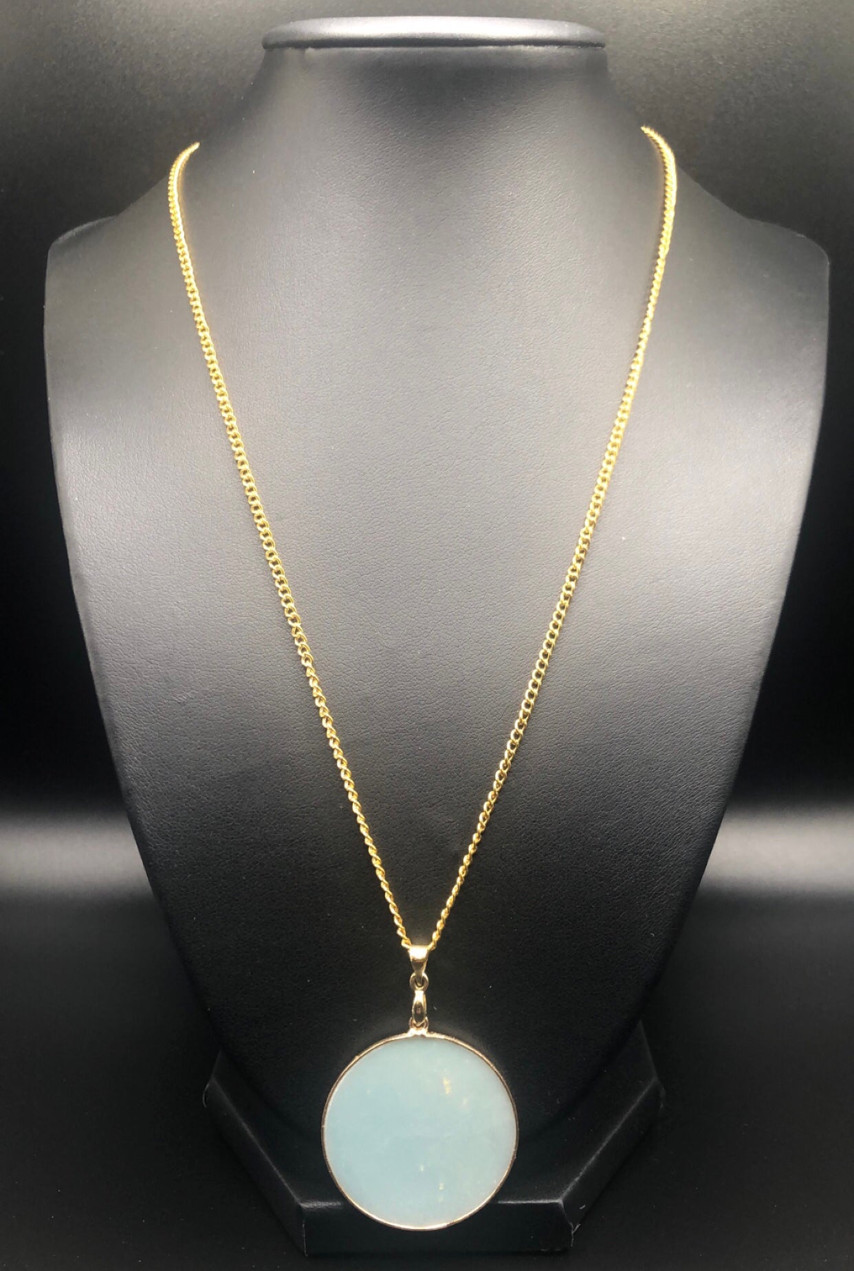 Amazonite Circle Necklace