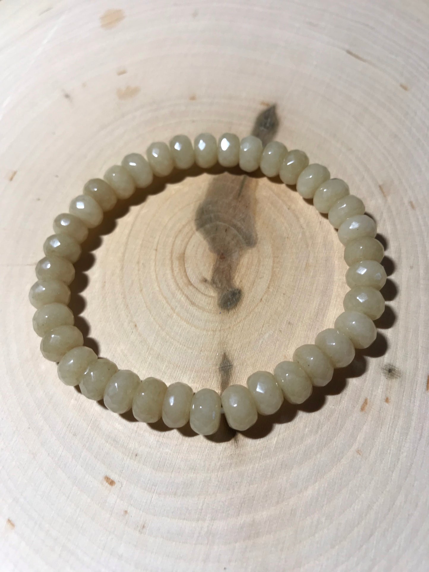 Tan Jade Bracelet