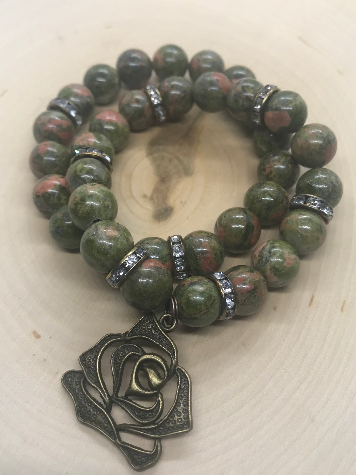 Unakite Bling Stack