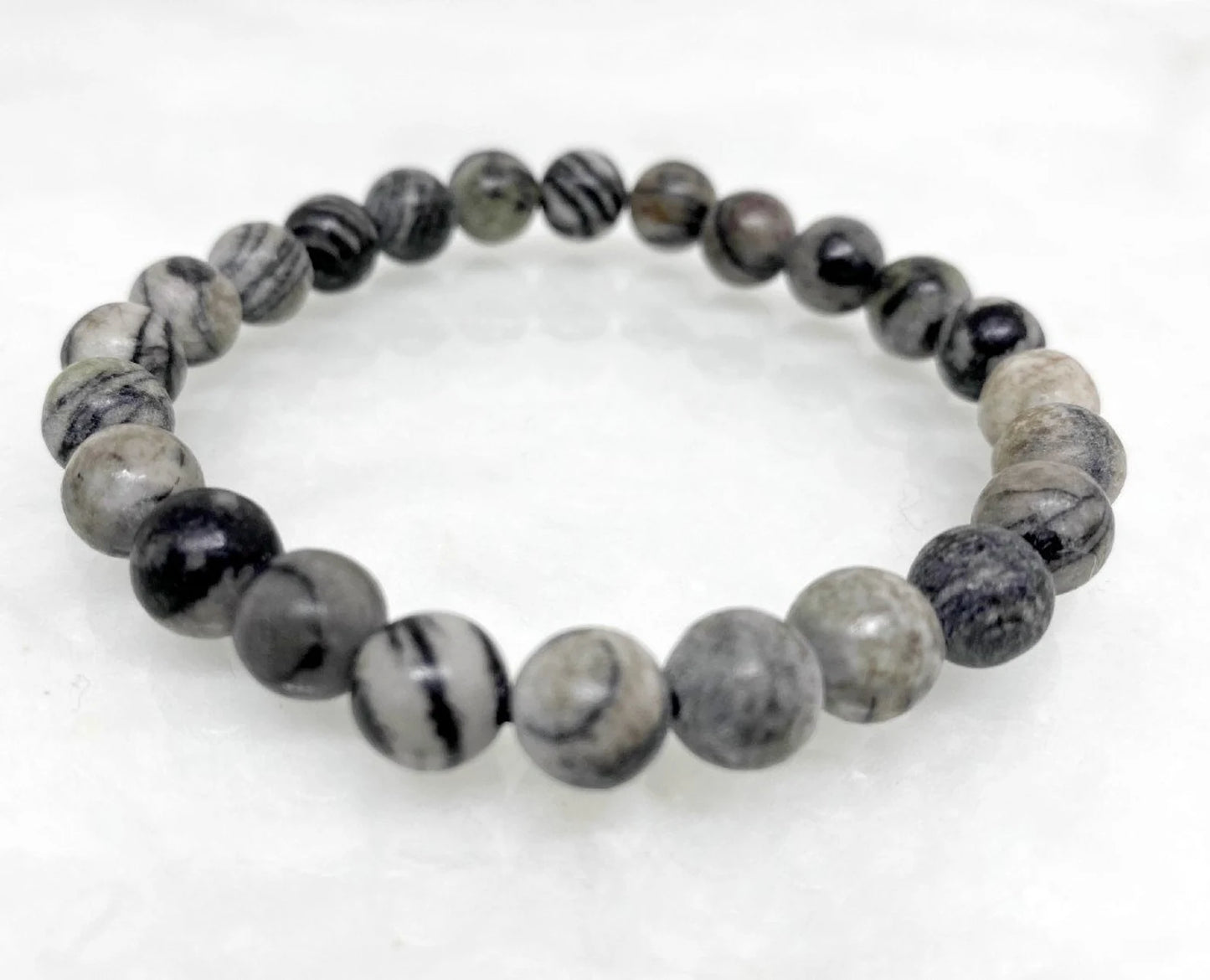 8mm Stretchy Gemstone Bracelet